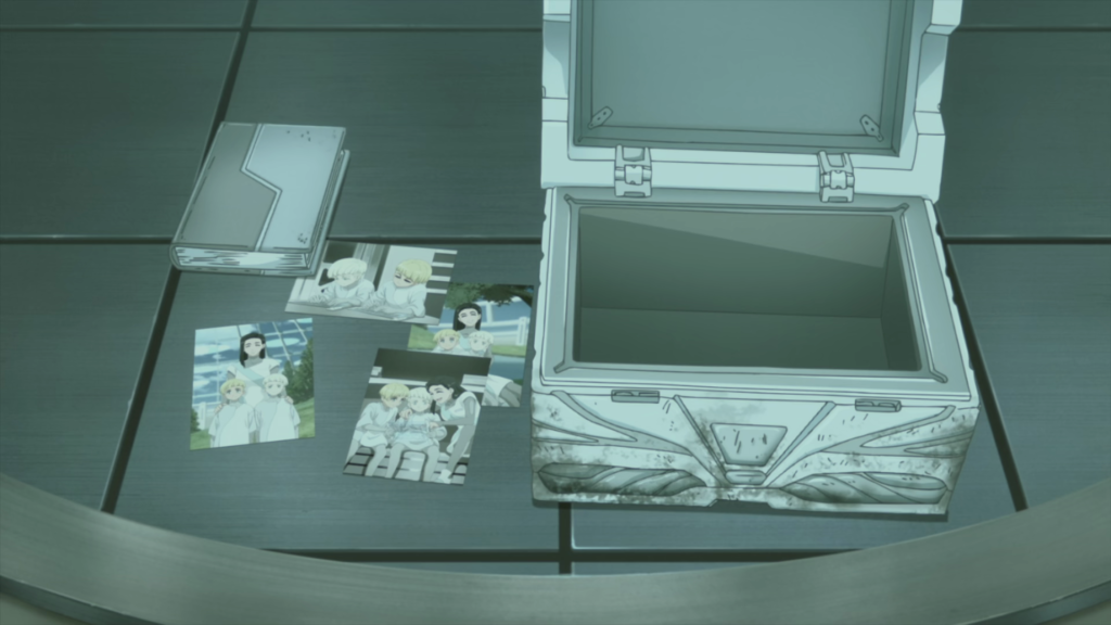 Rem's recovered belongings in "Our Home".