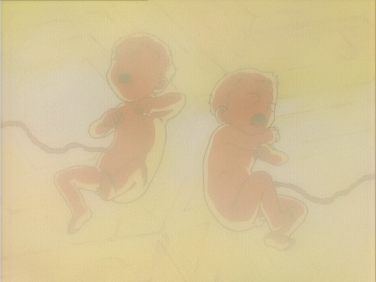 Newborn Vash and Knives in "Rem Saverem".